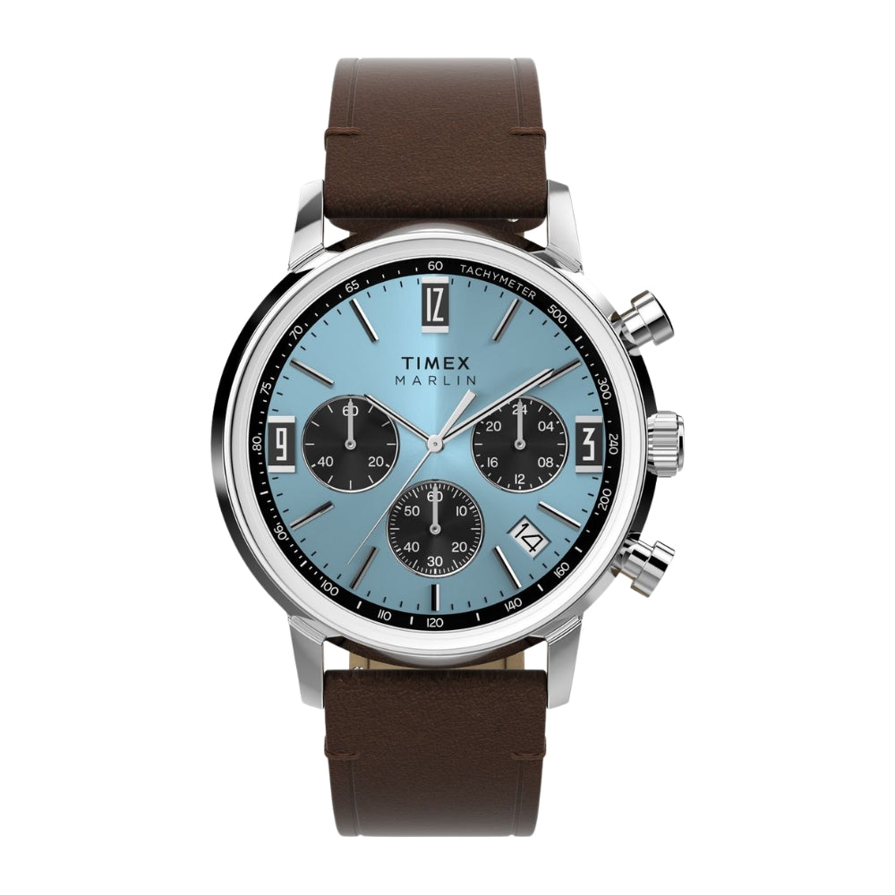 Timex Round 40mm Blue Dial Analog Men Watch - TW2Y66600UJ