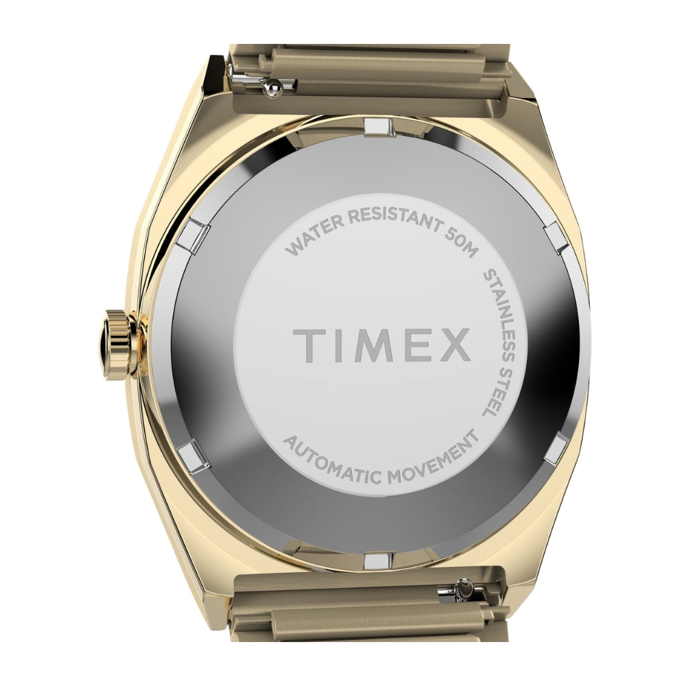 Timex Rectangle 34mm Green Dial Mechanical Automatic Men Watch - TW2Y67700UJ
