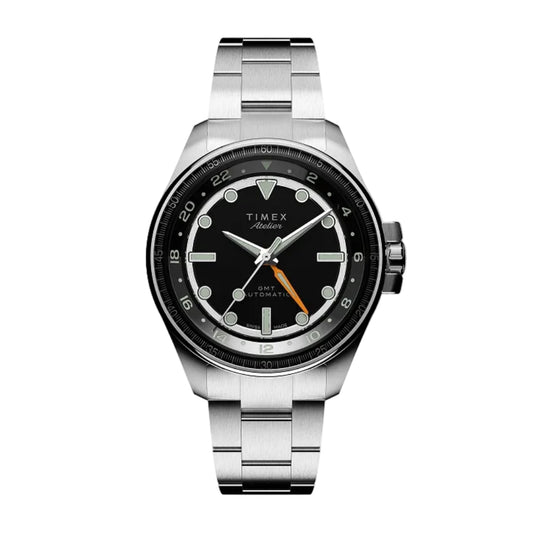 Timex Atelier GMT24 M1a Sport GMT Auto 40mm - SST Bracelet Blk Dial - TW2Y723004A