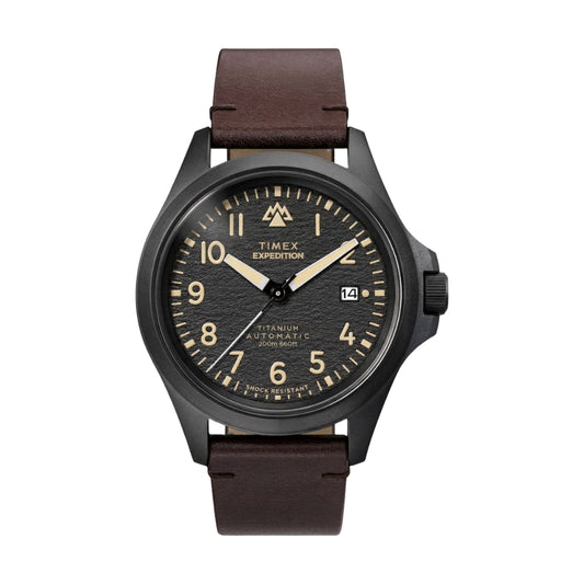 Timex Round 41mm Black Dial Mechanical Automatic Men Watch - TW2Y90900UJ