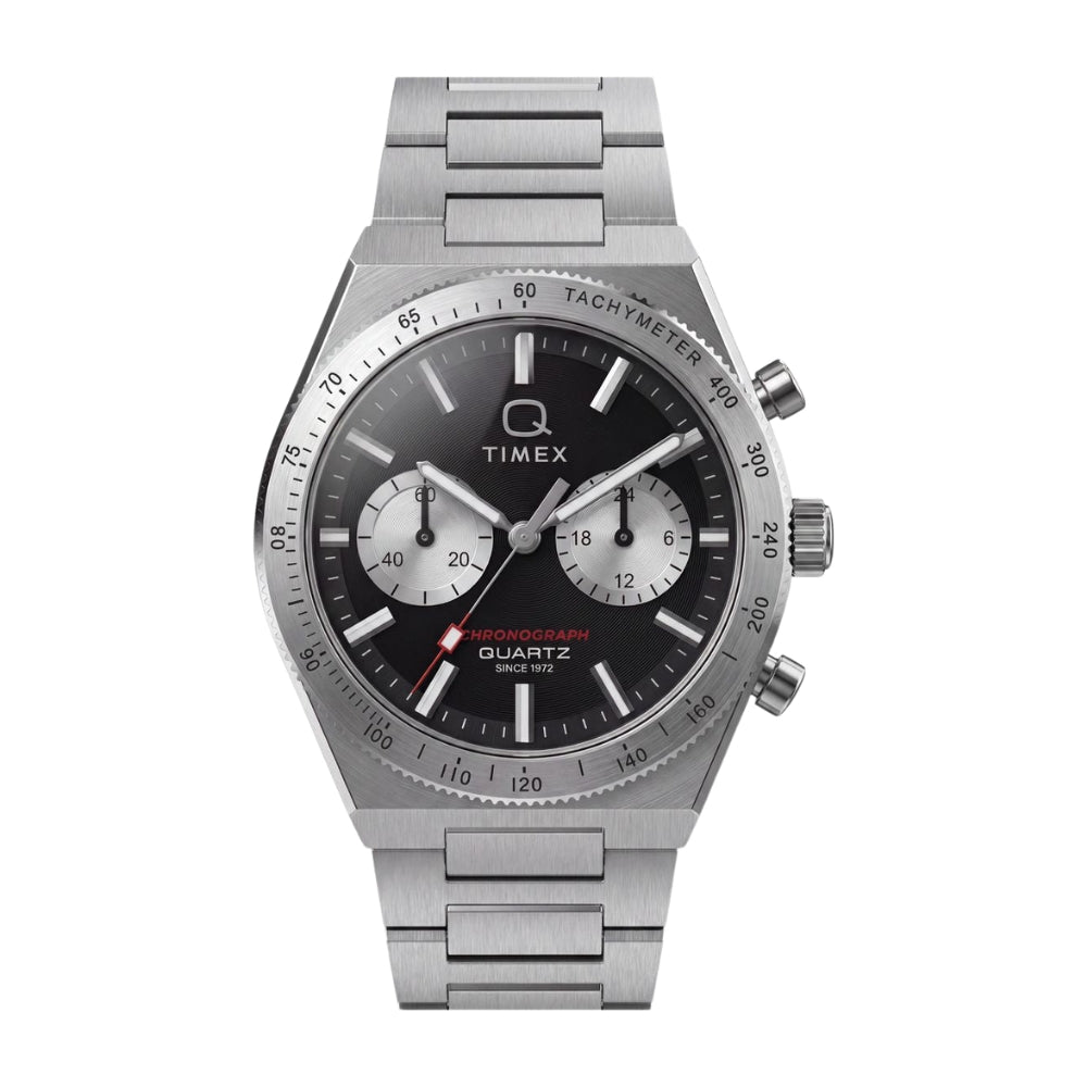 Timex Q Round 36mm Black Dial Analog Unisex Watch - TW2Y93200UJ