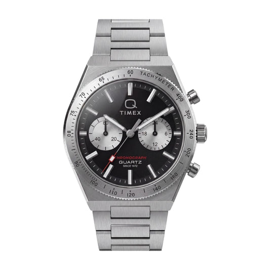 Timex Q Round 36mm Black Dial Analog Unisex Watch - TW2Y93200UJ