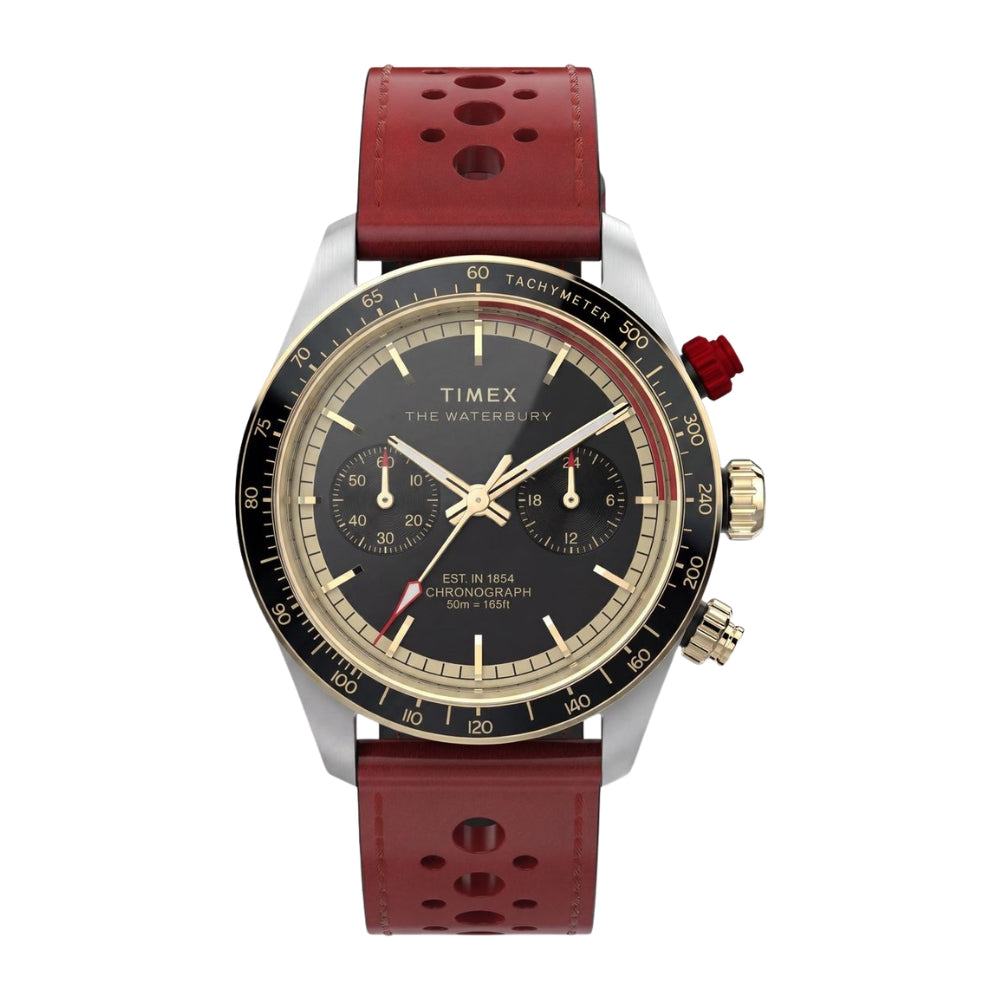 Timex Waterbury Round 39mm Black Dial Analog Men Watch - TW2Y93400UJ