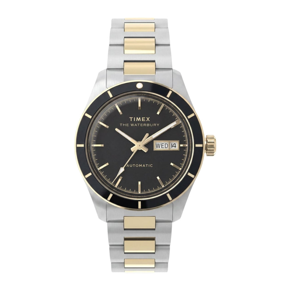 Timex Waterbury Round 39mm Black Dial Mechanical Automatic Men Watch - TW2Y94200UJ