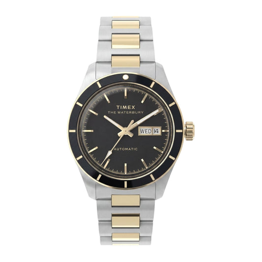 Timex Waterbury Round 39mm Black Dial Mechanical Automatic Men Watch - TW2Y94200UJ