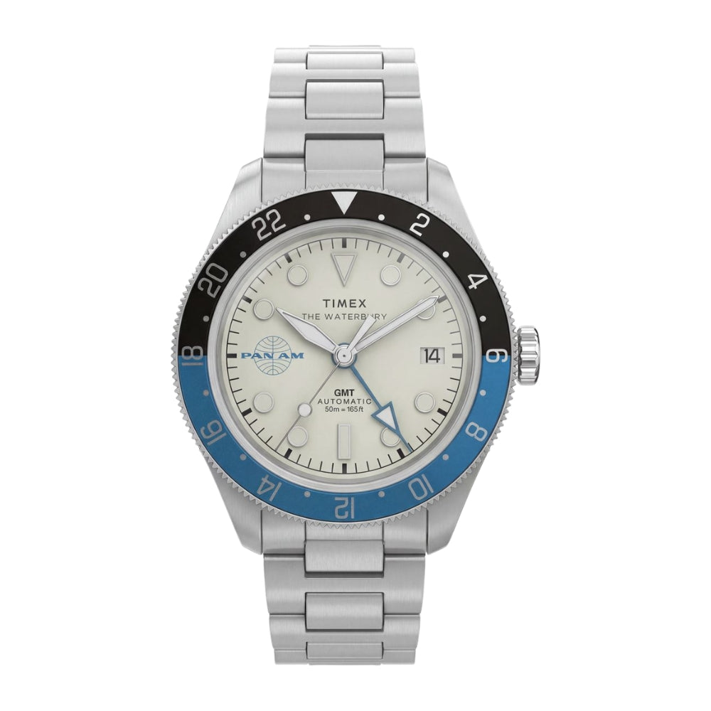 Timex Pan Am® x Timex® Waterbury Automatic GMT TW2Y94300X6