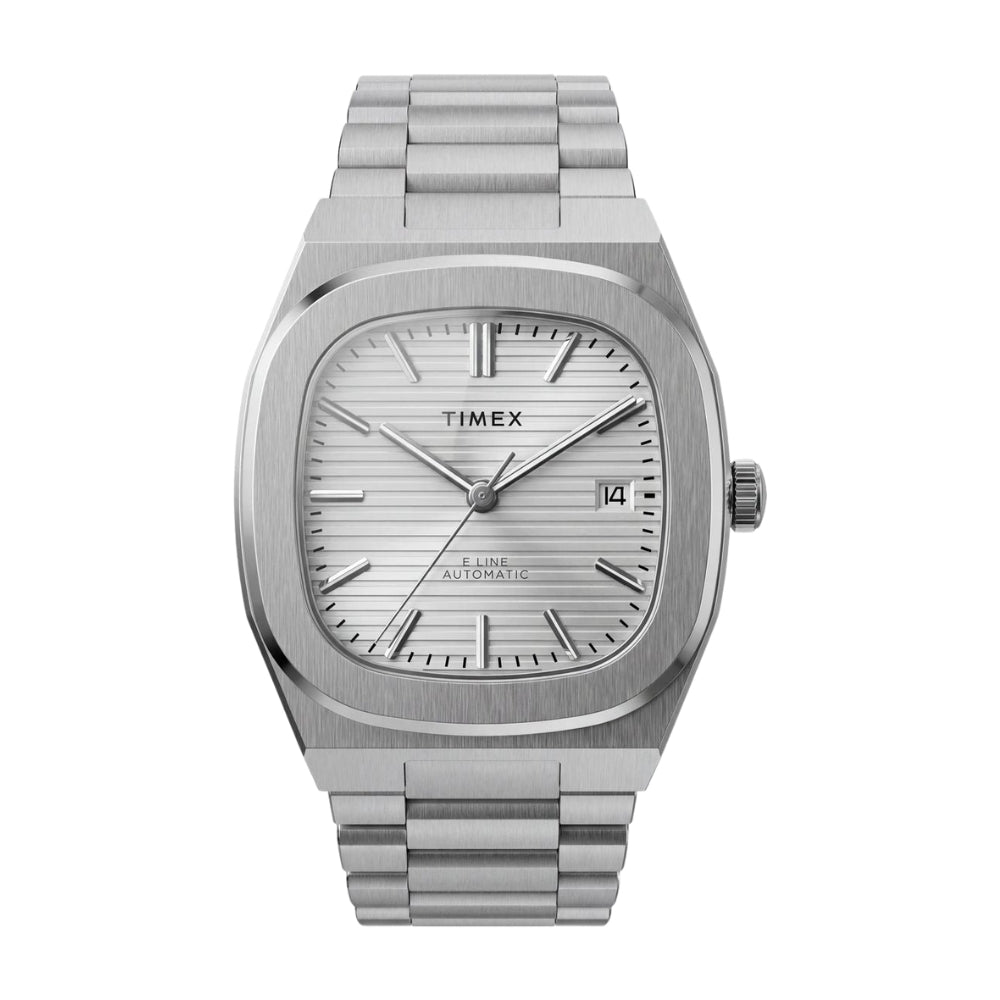 Timex Square 38mm Silver Dial Analog Men Watch - TW6A00500UJ