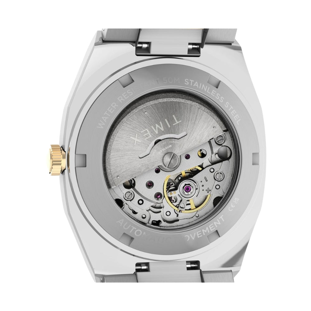 Timex Square 38mm Silver Dial Analog Men Watch - TW6A00600UJ