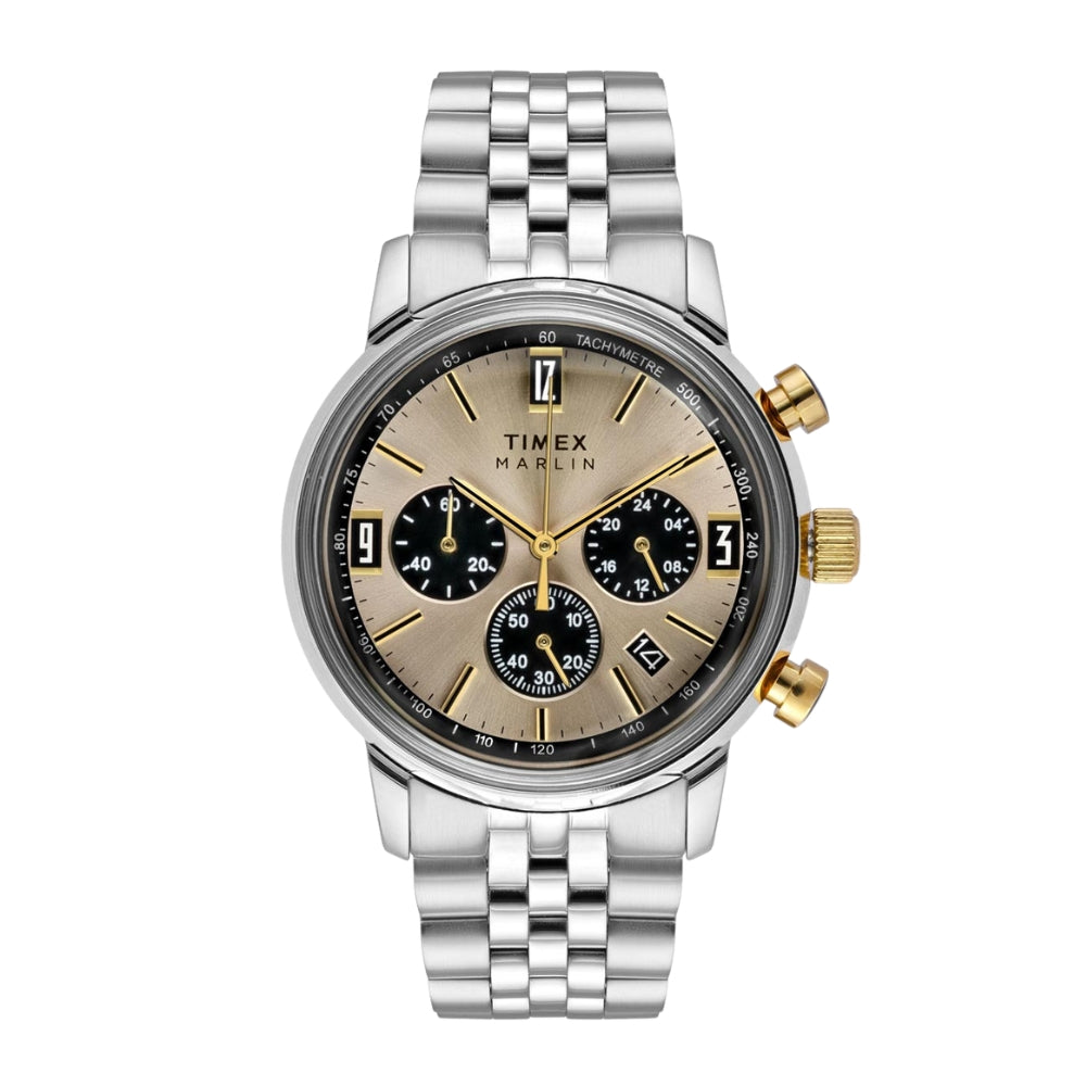 TIMEX Marlin Champagne Round Dial Analog Men Watch - TWEG26713