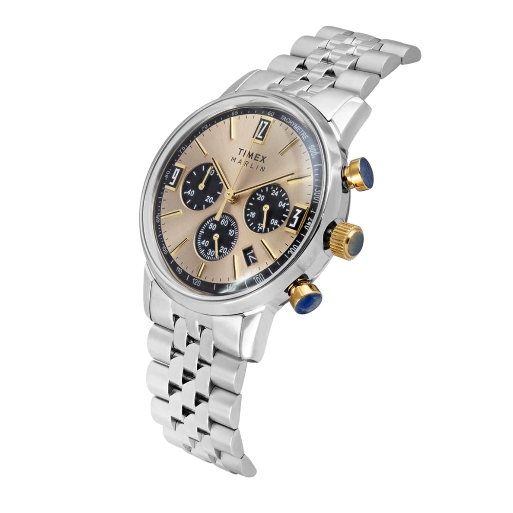 TIMEX Marlin Champagne Round Dial Analog Men Watch - TWEG26713
