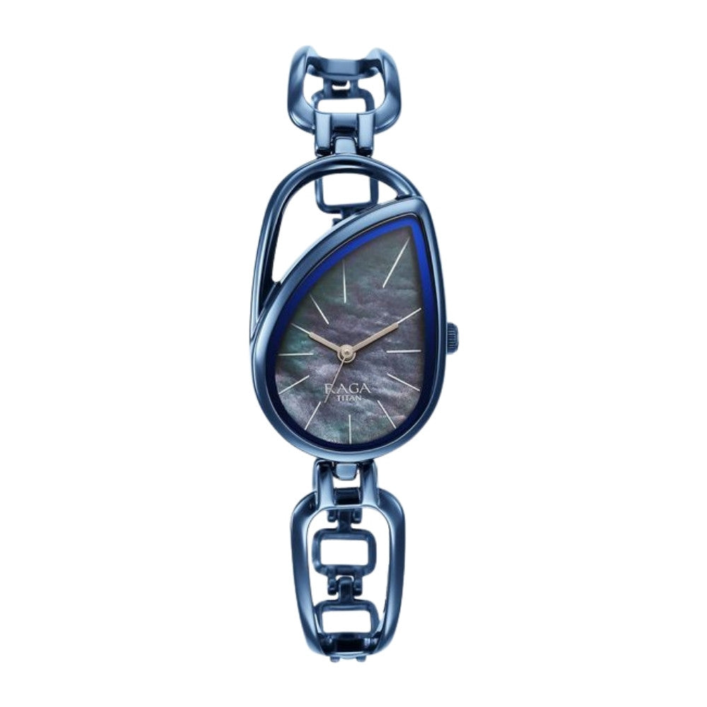 Titan Raga Chic Quartz Analog Blue Dial Blue Metal Strap Watch for Women 2688QM02 (Copy)